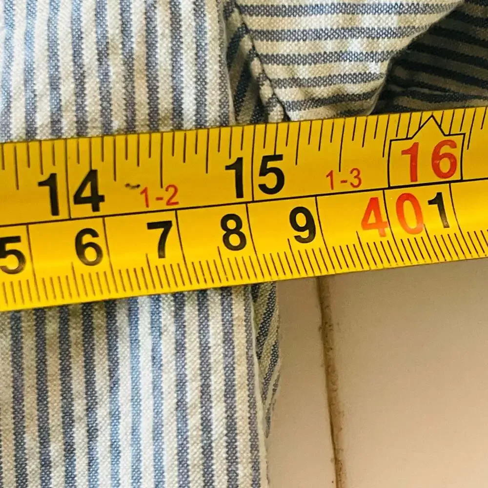 Hope & Henry Boys Blue and White Striped Seersucker Blazer and Pant Set